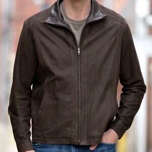 $1,300 Remy Leather Men’s Martin Brown Jacket